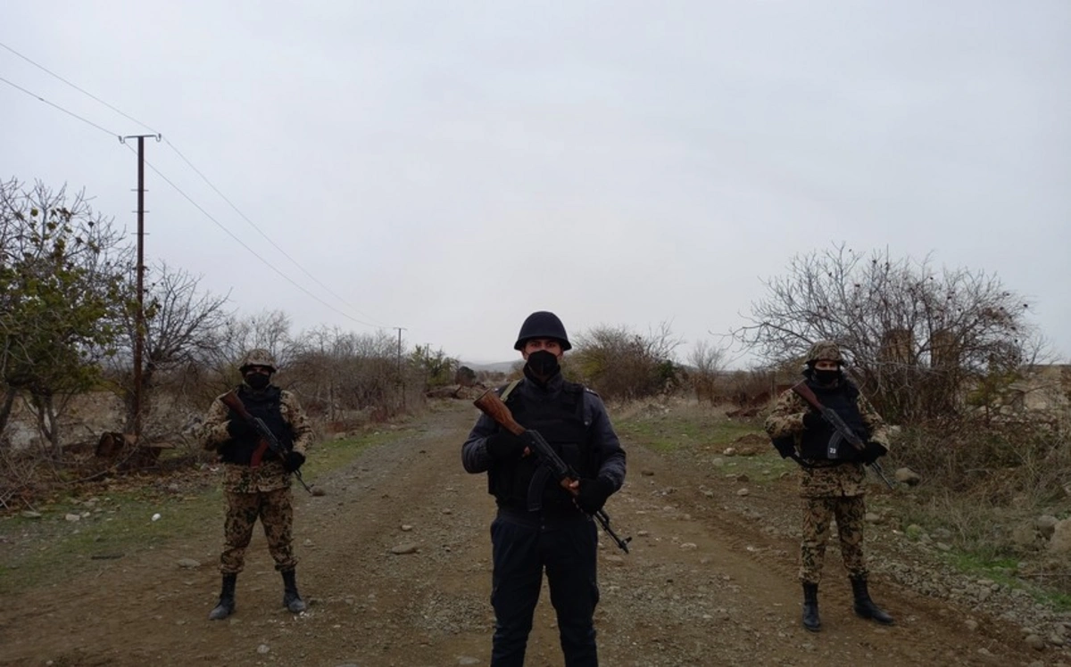 İşğaldan azad edilmiş ərazilərə qanunsuz keçmək istəyən beş nəfər həbs