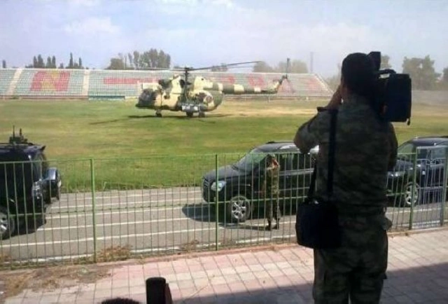 Закир Гасанов на вертолете прибыл в Барду - ФОТО + ВИДЕО