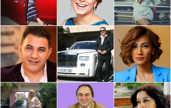 Стоимость автомобилей известных азербайджанских певцов