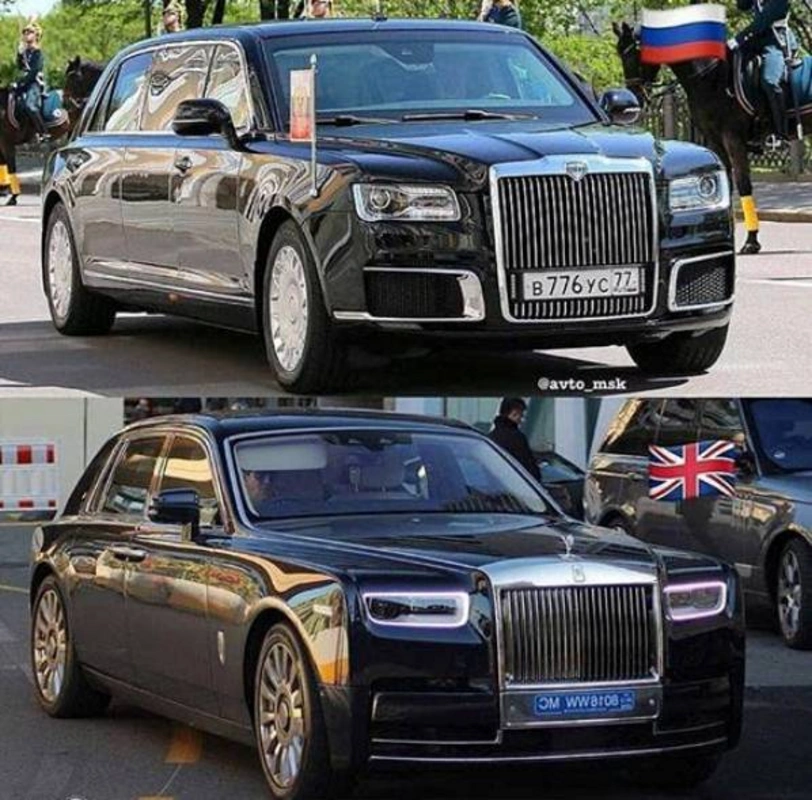 Лимузин Путина - плагиат модели Rolls-Royce? - ФОТО