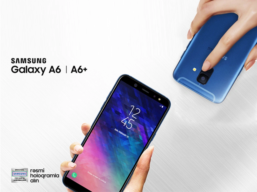 Yeni “Samsung Galaxy A6/A6+” smartfonlarının rahat dizaynı