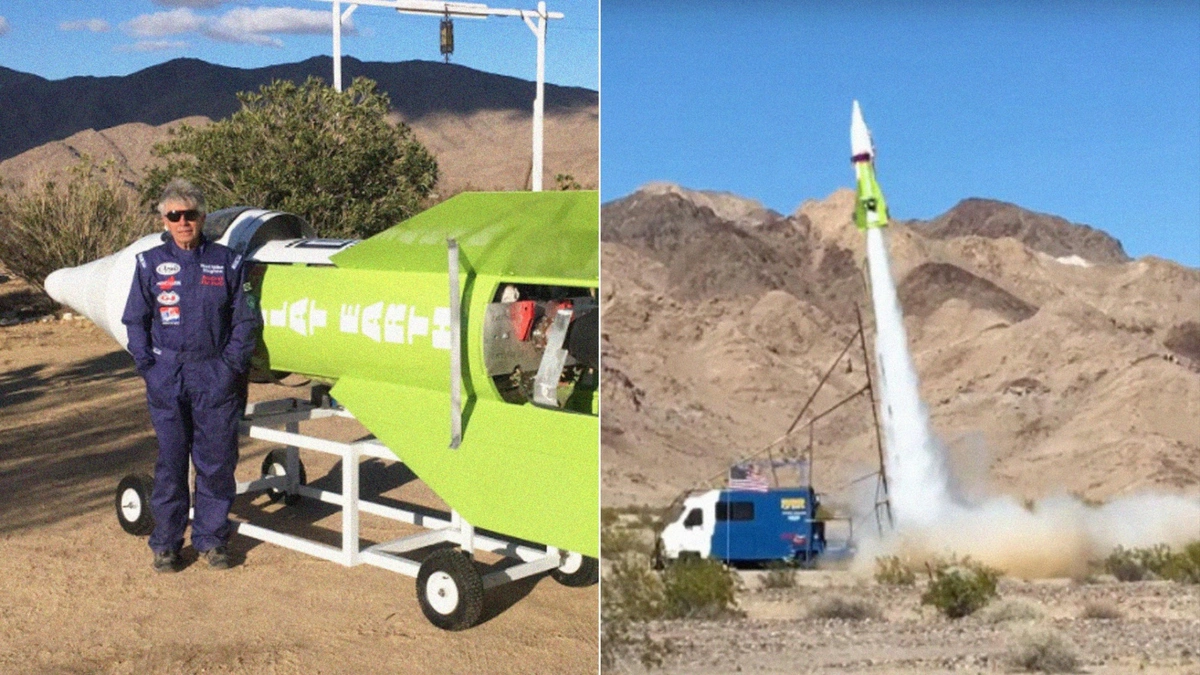 Американец создал ракету, чтобы доказать плоскость Земли - ВИДЕО