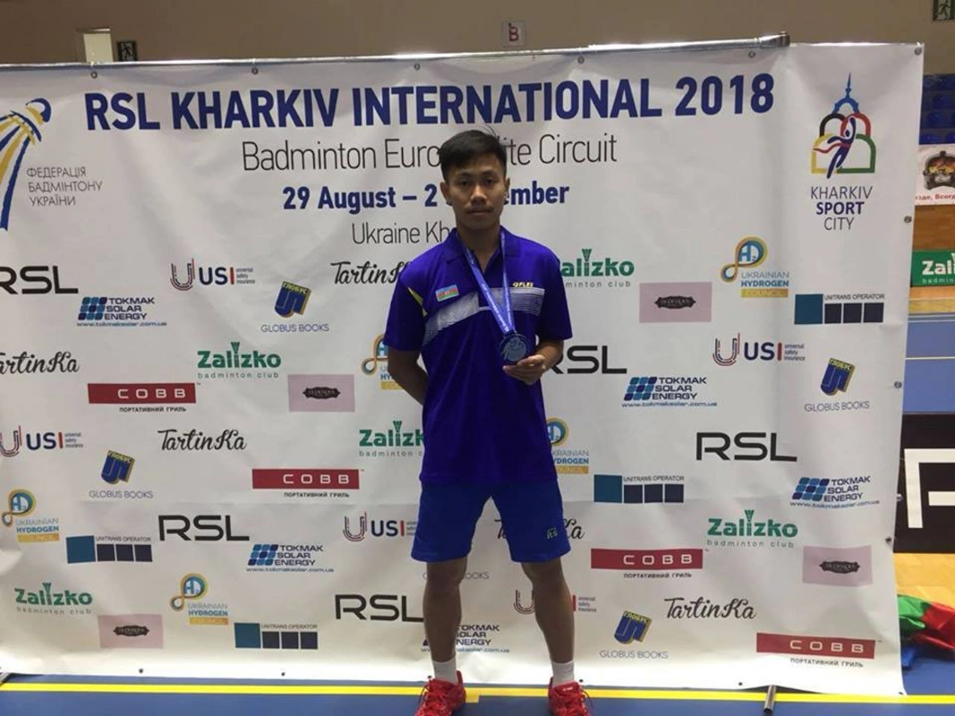 Azərbaycanı təmsil edən badmintonçu Ukraynada medal qazandı - FOTO