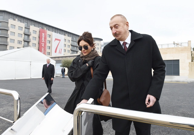Ильхам Алиев и Мехрибан Алиева в «Баку Белый город» - ФОТО