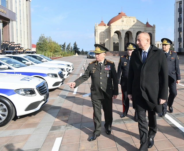 İlham Əliyev Polis Akademiyasında - FOTOVİDEO