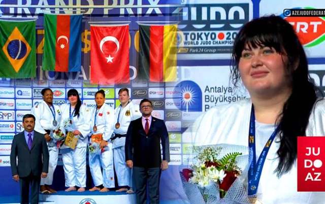 Qadın cüdoçumuz Qran-pridə qızıl medal qazandı