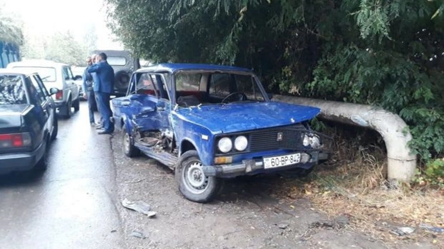 В Товузе столкнулись два автомобиля "ВАЗ", есть пострадавшие – ФОТО