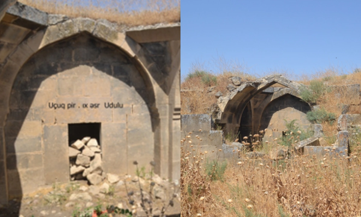 1000 yaşlı "Uçuq Pir": Şah İsmayıl Xətainin qapıda tərsinə yazdırdığı sözlər - FOTO