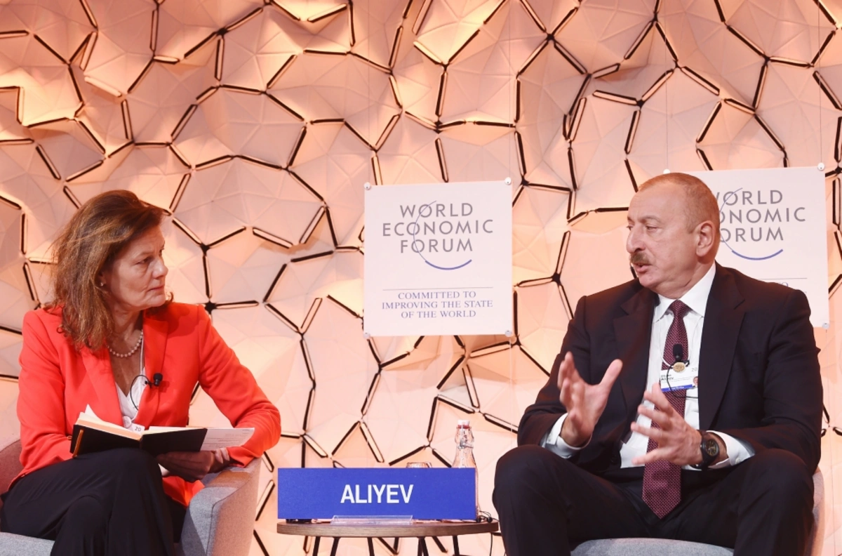 İlham Əliyev Davosda Dünya İqtisadi Forumunun “Strateji baxış: Avrasiya” konfransında - YENİLƏNİB+FOTO/VİDEO