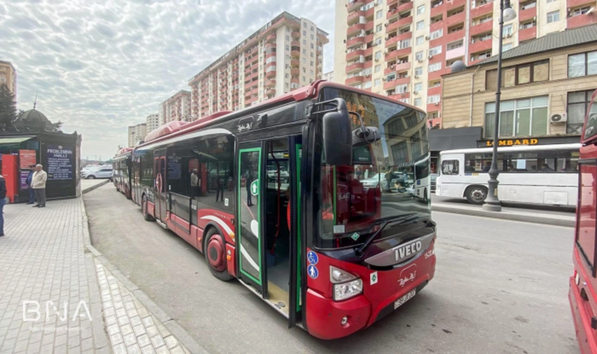 Bakıda üç avtobusun hərəkət sxemində dəyişiklik edildi - FOTO