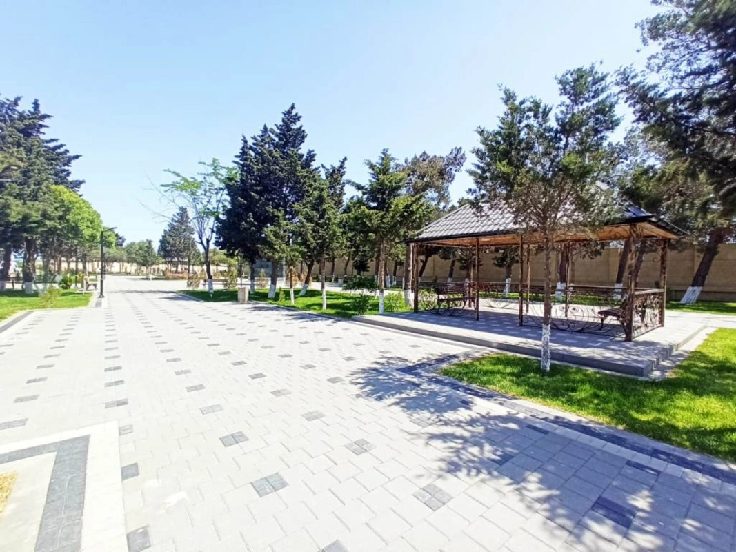 Mərdəkanda Böyük Vətən Müharibəsində həlak olanların xatirəsinə salınmış park yenidən quruldu - FOTO