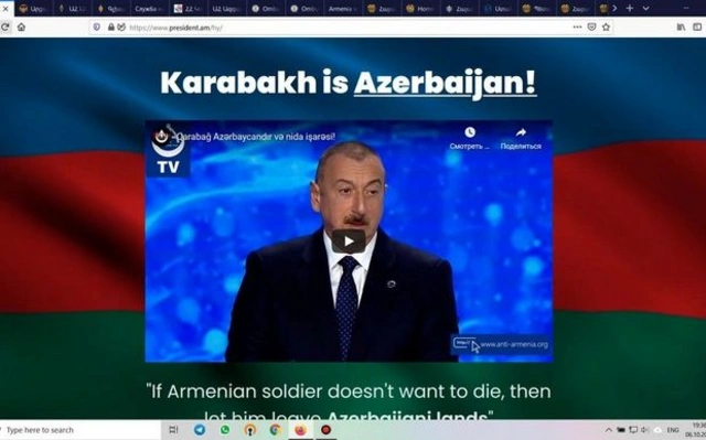 Азербайджанские хакеры вывели из строя официальные сайты Армении – ФОТО/ВИДЕО