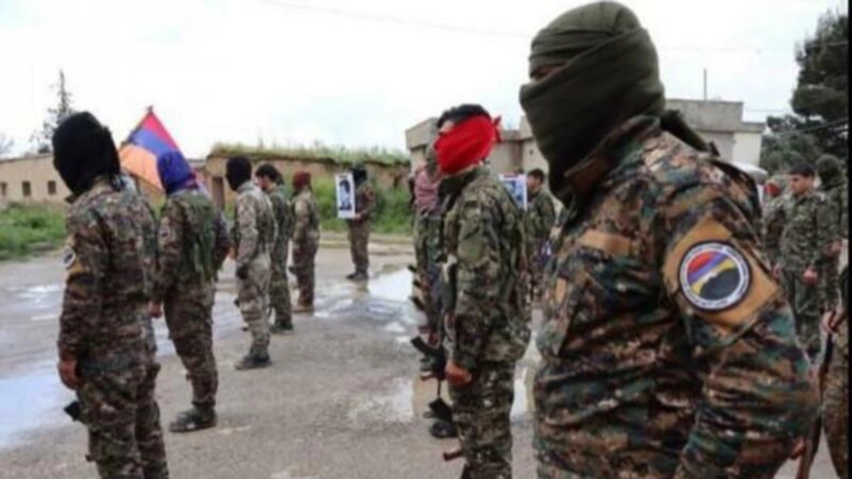 Ermənistan terrorçu PKK-ya üzv olan yezidiləri ordusuna qəbul edir - VİDEO