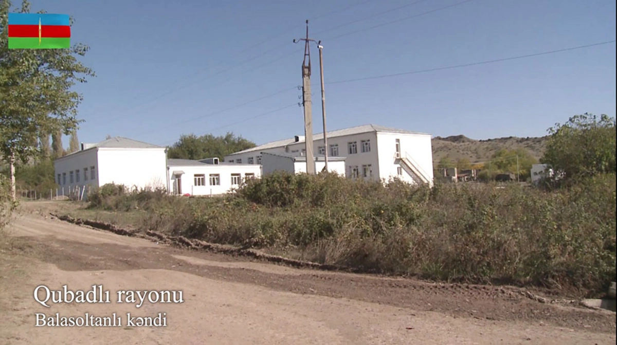 Qubadlının işğaldan azad olunan Balasoltanlı kəndinin görüntüsü - VİDEO