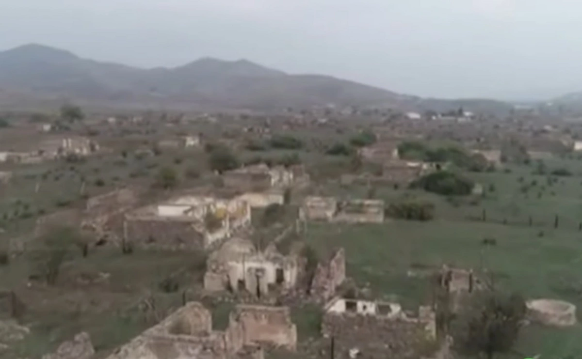 İşğaldan azad edilən Zəngilanın Bartaz kəndinin görüntüləri - VİDEO