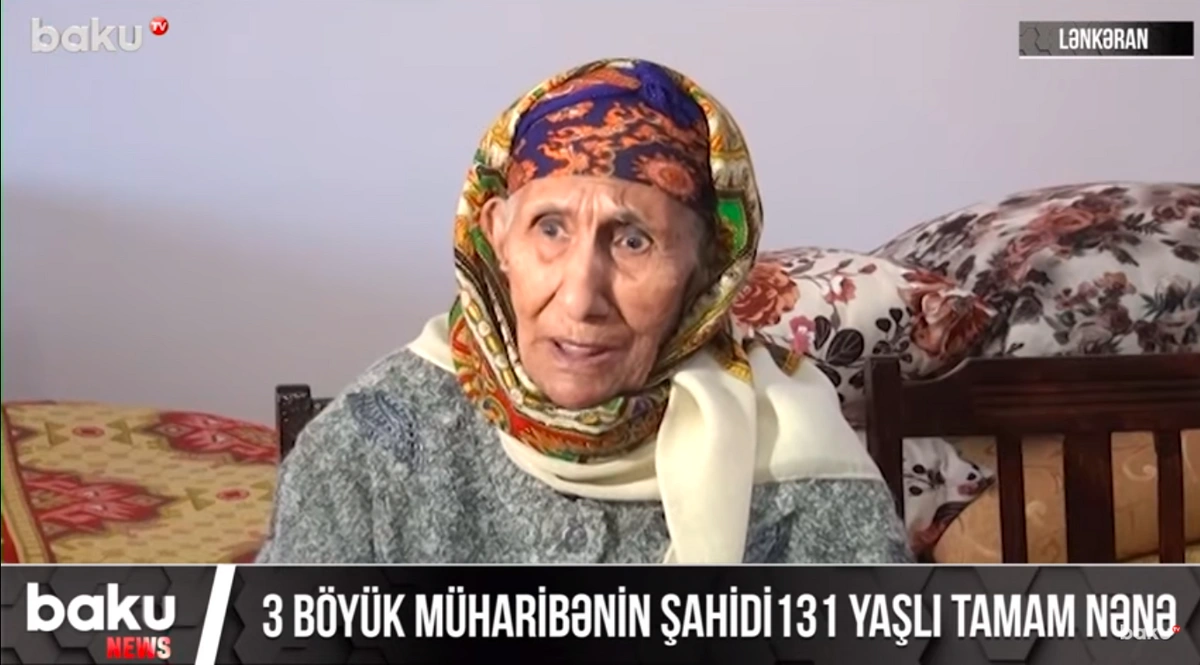 Üç əsrin şahidi 131 yaşlı Tamam Əzizova - VİDEO