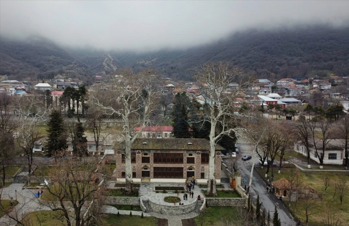 Şəki Xan Sarayı “Anadolu”nun obyektivində - FOTO