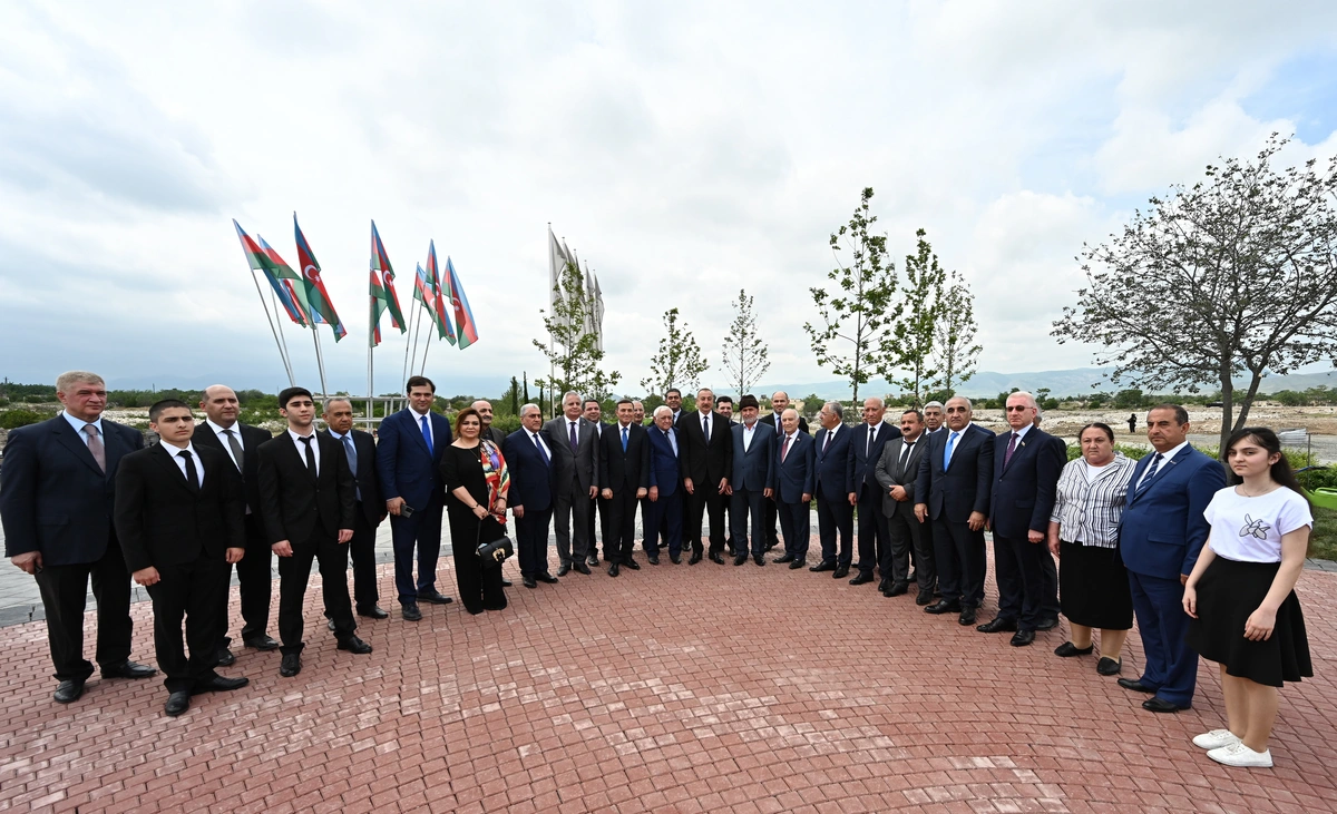 Prezident Ağdam şəhərinin bərpasının təməl daşının qoyulması mərasimində iştirak edib - YENİLƏNİB+FOTO