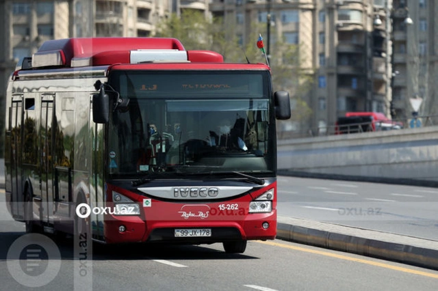 В Баку изменены схемы движения двух автобусных маршрутов - ФОТО