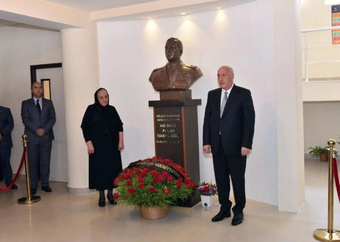 Polad Həşimovun xatirə muzeyi və büstünün açılışı olub - FOTO/VİDEO