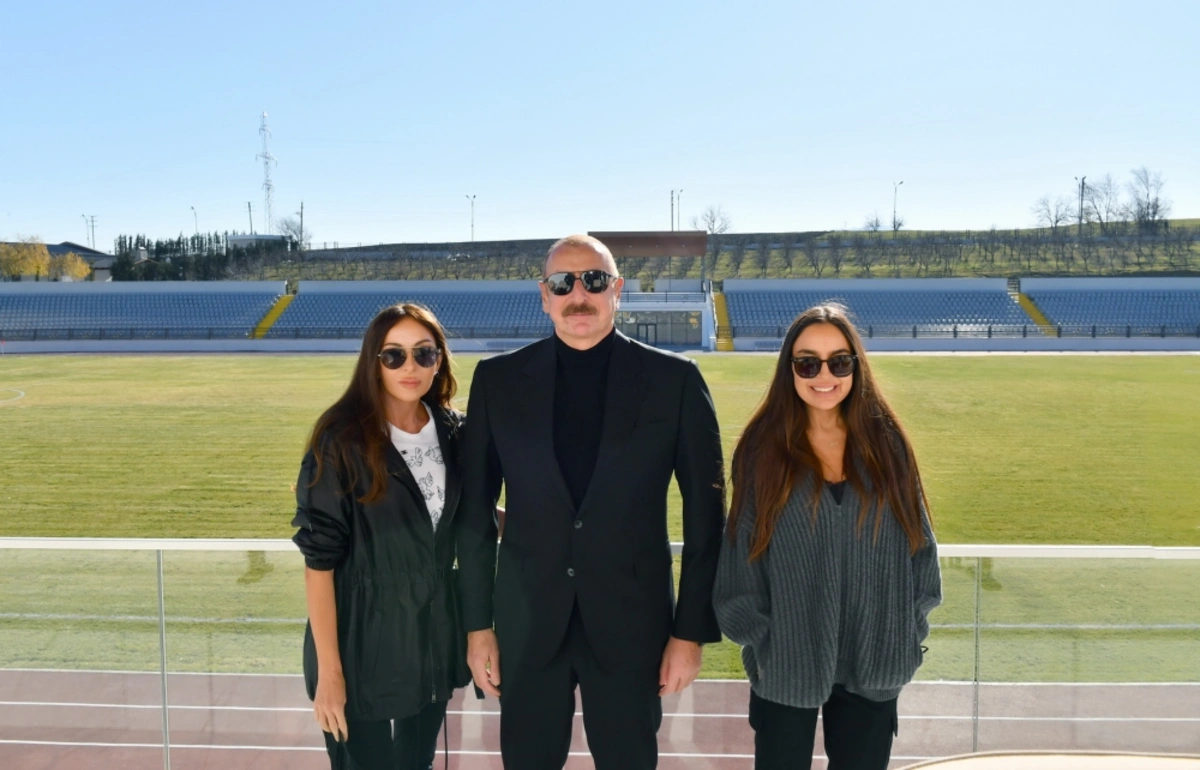 Prezident və Birinci vitse-prezident Quba Olimpiya İdman Kompleksində yaradılan şəraitlə tanış olublar - FOTO