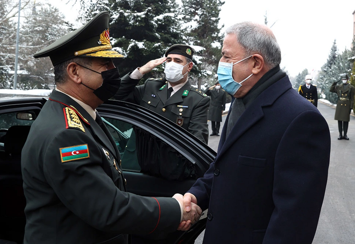 Zakir Həsənov və Hulusi Akar görüşdülər - YENİLƏNİB + FOTO/VİDEO