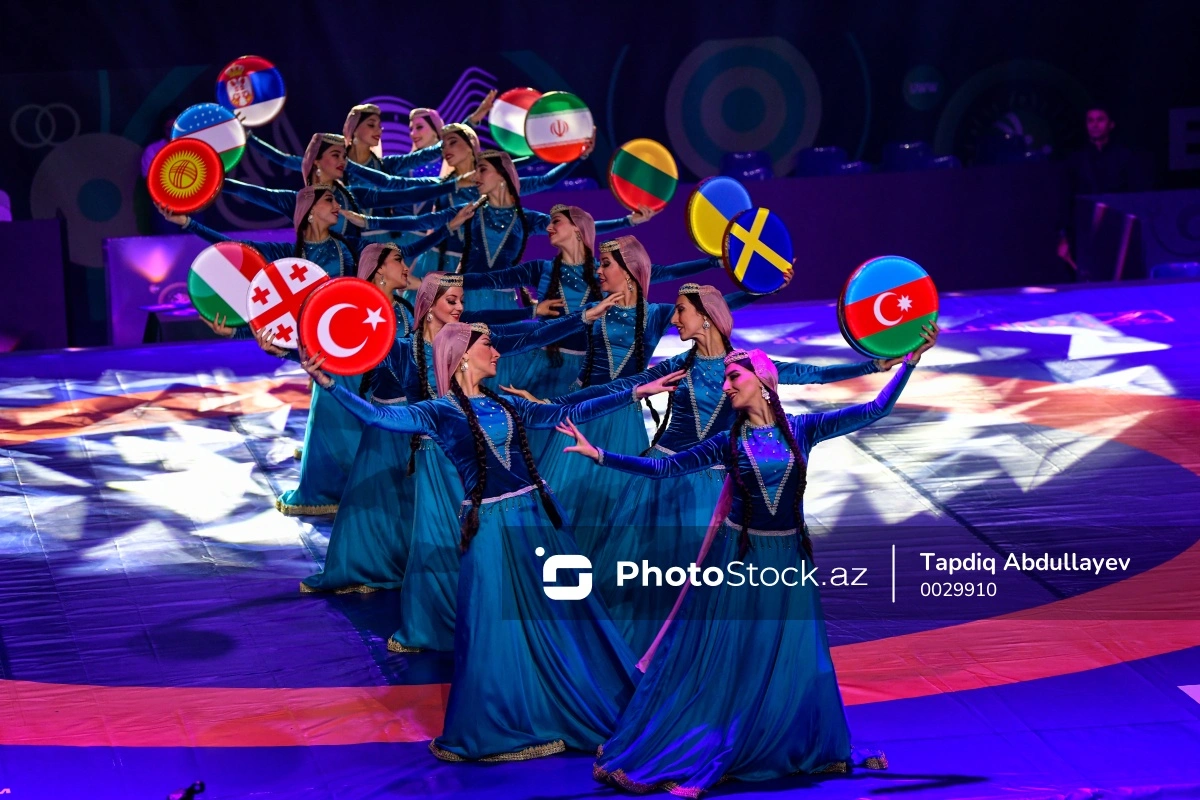 Bakıda yunan-Roma güləşi üzrə Dünya Kubokunun açılış mərasimi keçirilib - YENİLƏNİB + FOTO