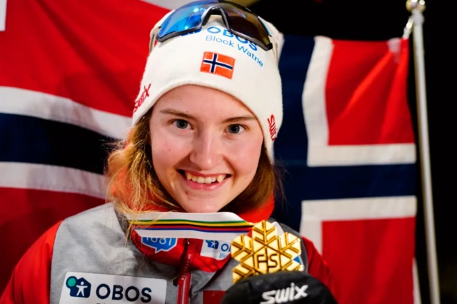 Норвежская спортсменка нарисовала себе бороду: Так меня допустили бы к Олимпиаде - ФОТО
