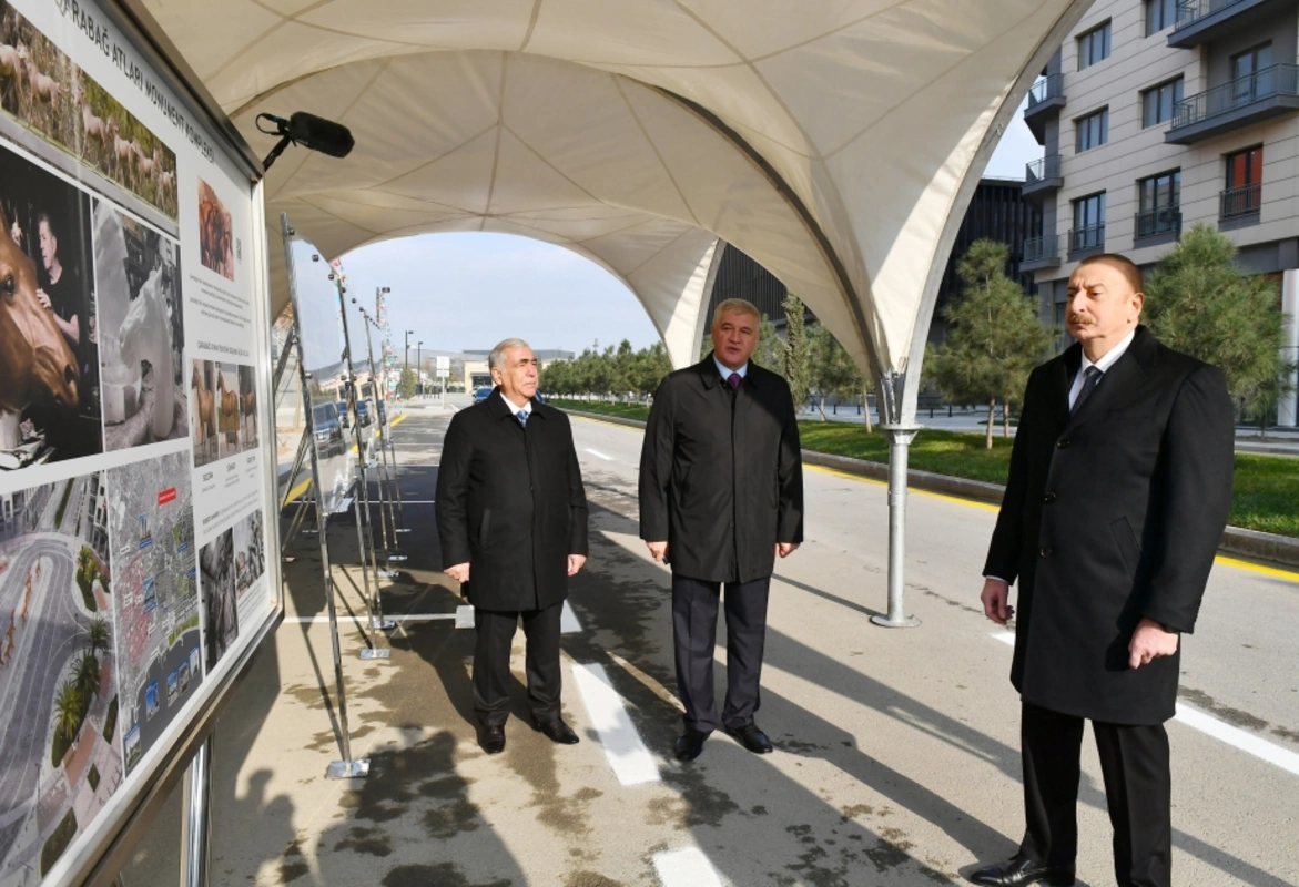 İlham Əliyev Ağ Şəhərdə təməlqoyma mərasimində iştirak edib -  YENİLƏNİB + FOTO/VİDEO