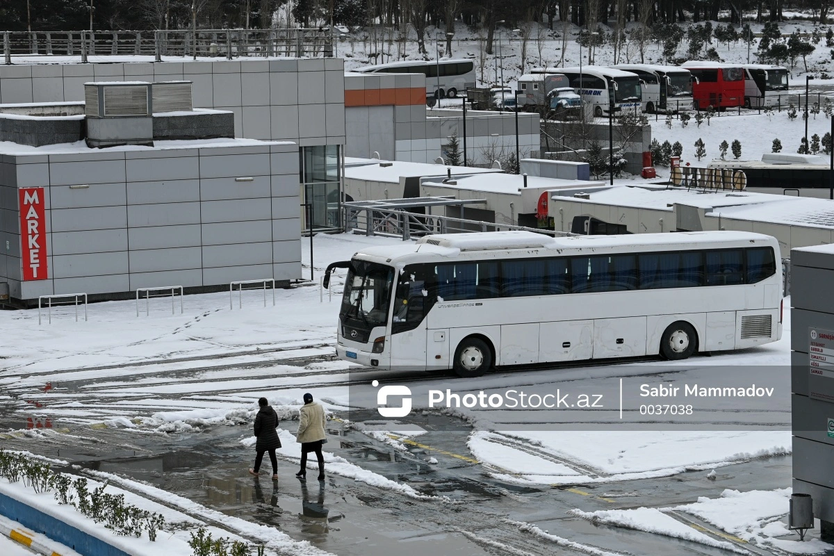 Avtobusların qışa hazırlığı, nəqliyyat qovşağı: Bakı Beynəlxalq Avtovağzal Kompleksindən REPORTAJ