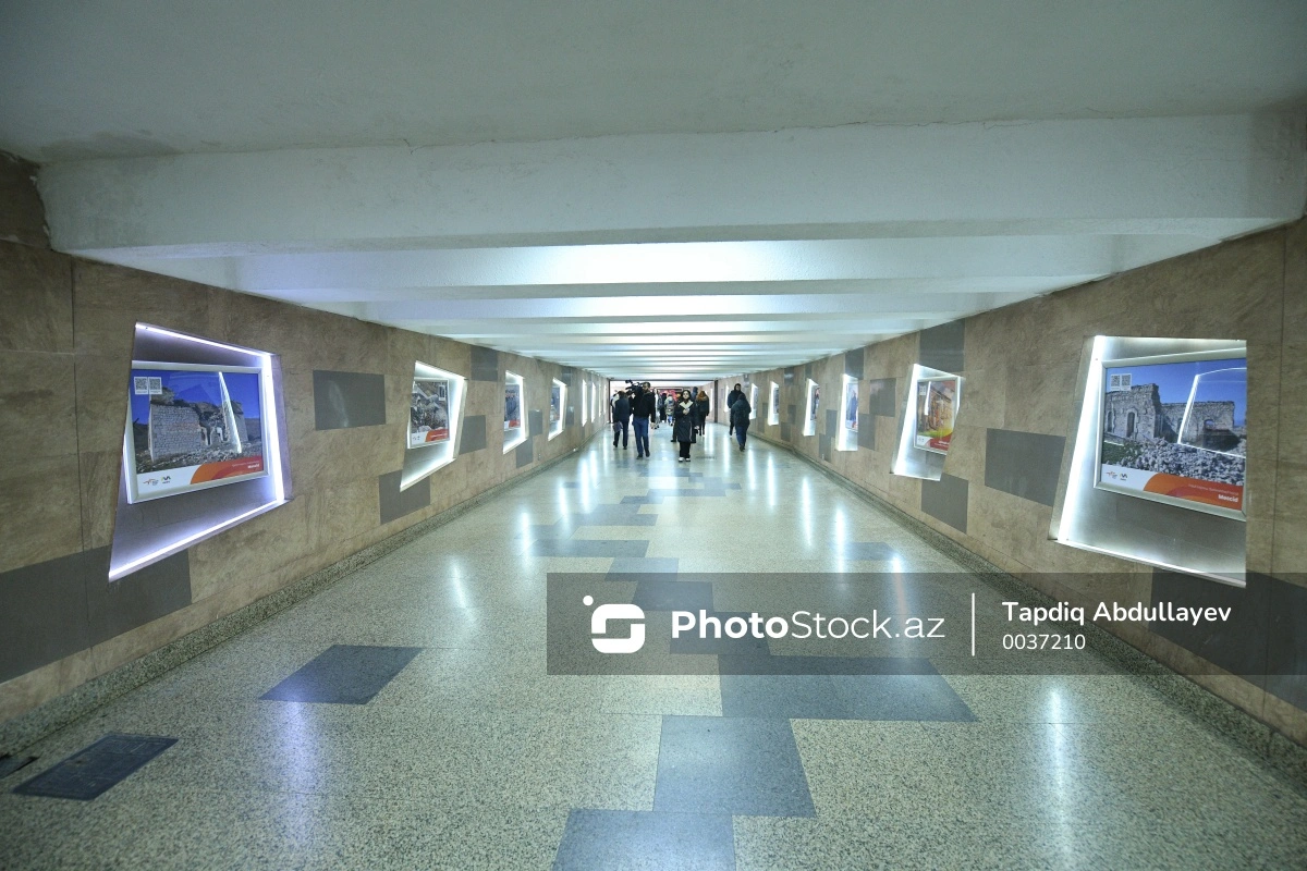 Bakı metrosunda “Qarabağda Urbisid” fotosərgisi açılıb - FOTO