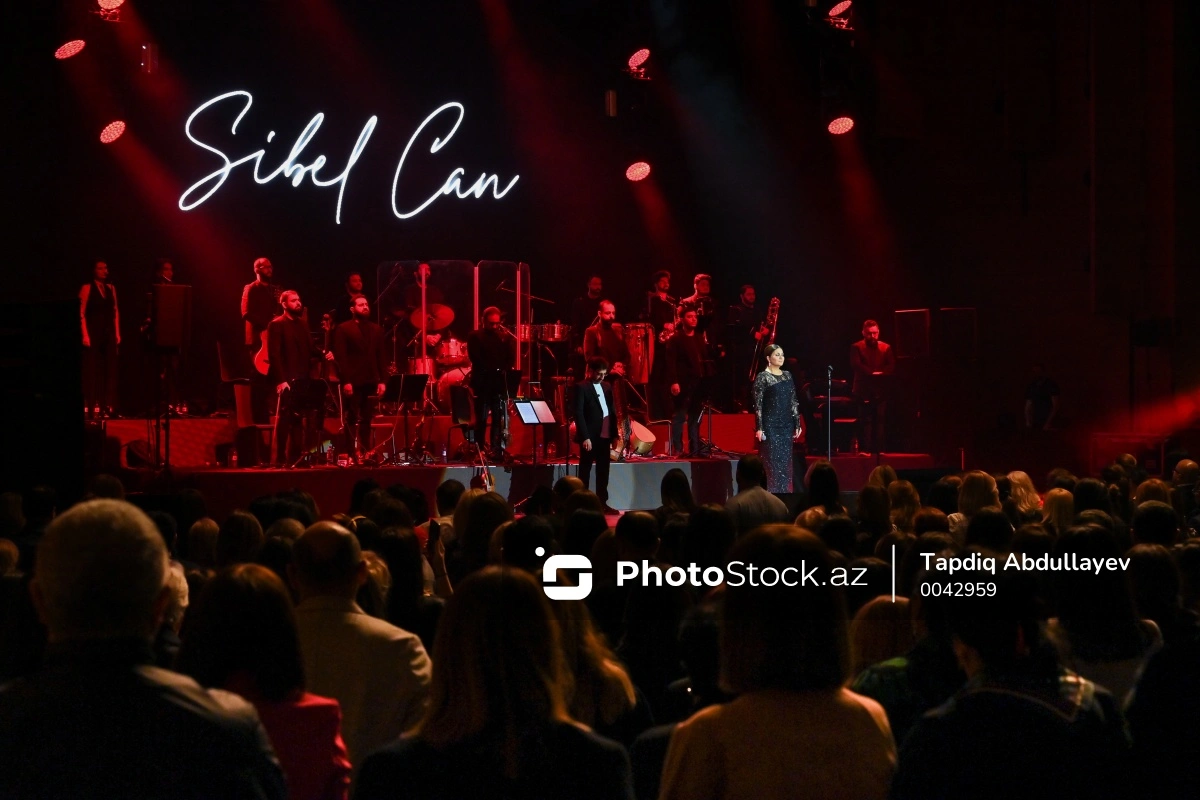 Sibel Canın Bakı Konqres Mərkəzində baş tutmuş konsertindən FOTOREPORTAJ