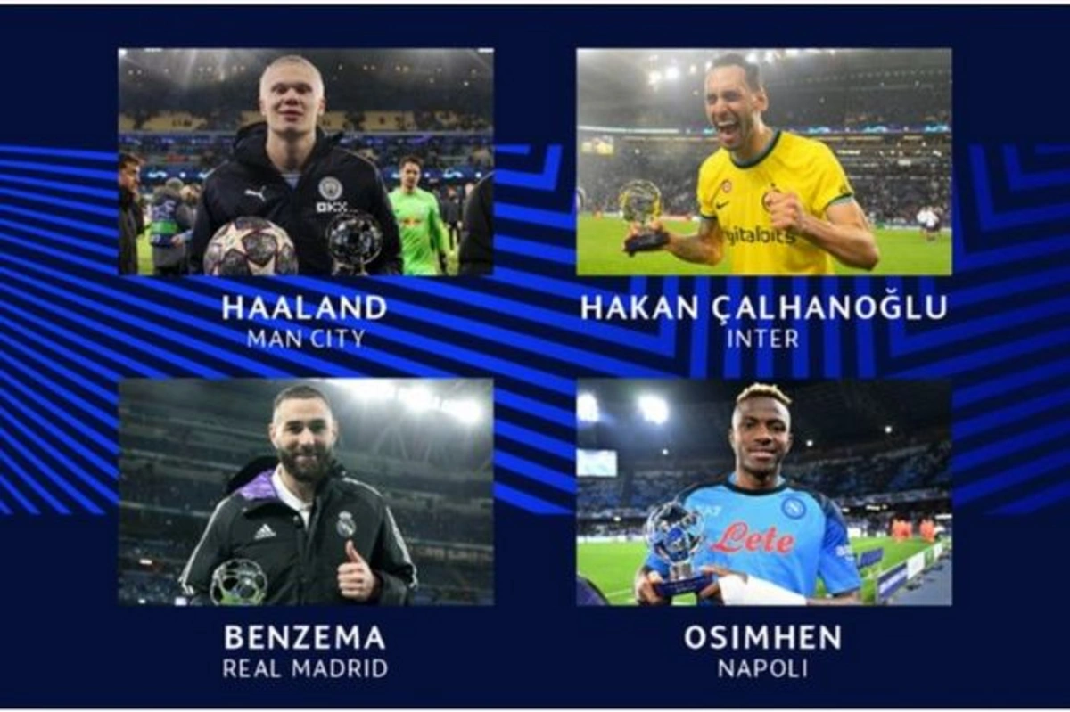 Лига чемпионов: Бензема и Холанд номинированы на звание лучшего игрока недели