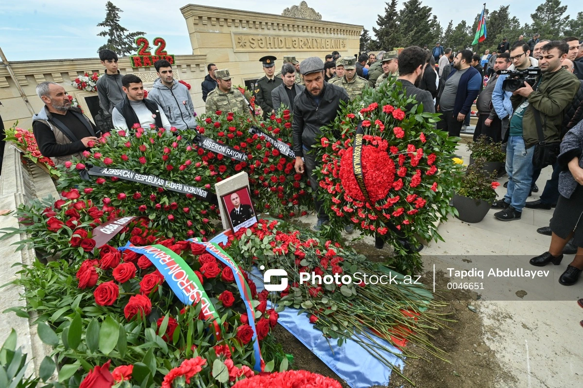 Şəhid Vidadi Zalov dəfn olundu - YENİLƏNİB + FOTO/VİDEO