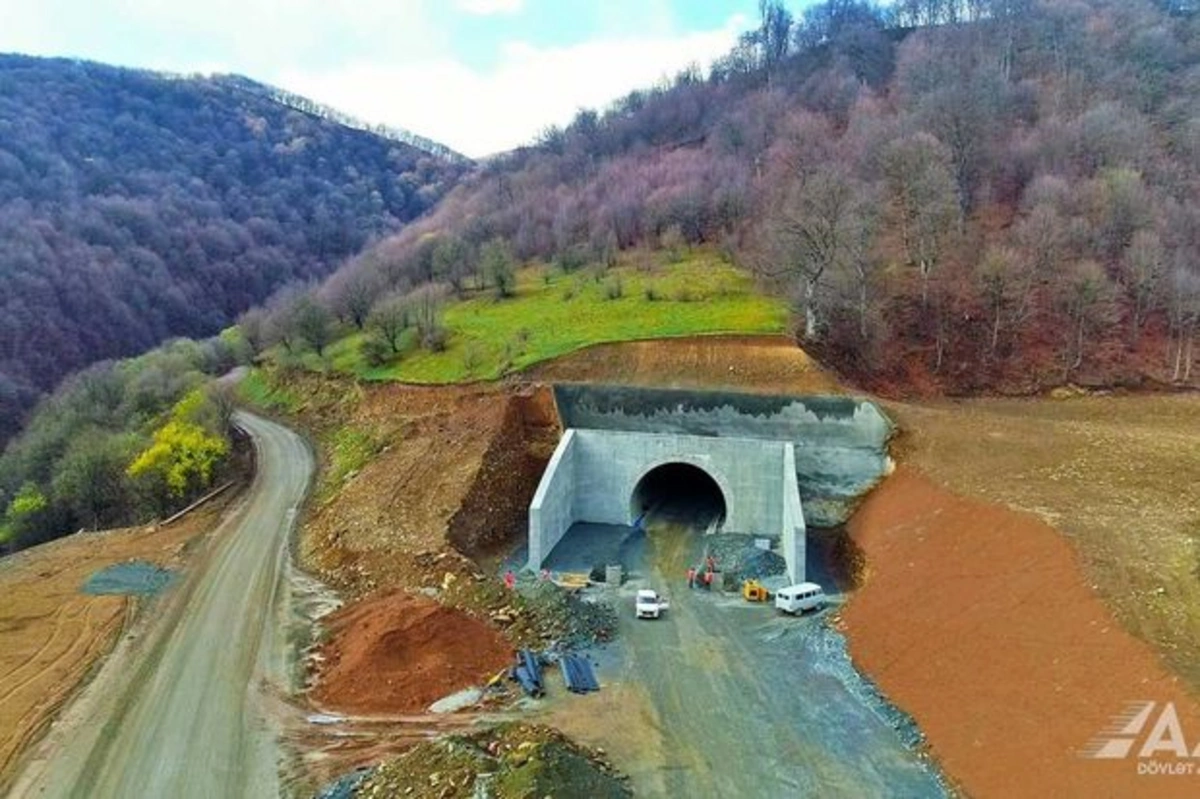 Новые кадры строительства самого протяженного тоннеля в Азербайджане - ФОТО/ВИДЕО