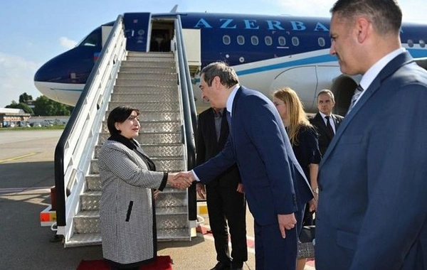Сахиба Гафарова прибыла с официальным визитом в Сербию