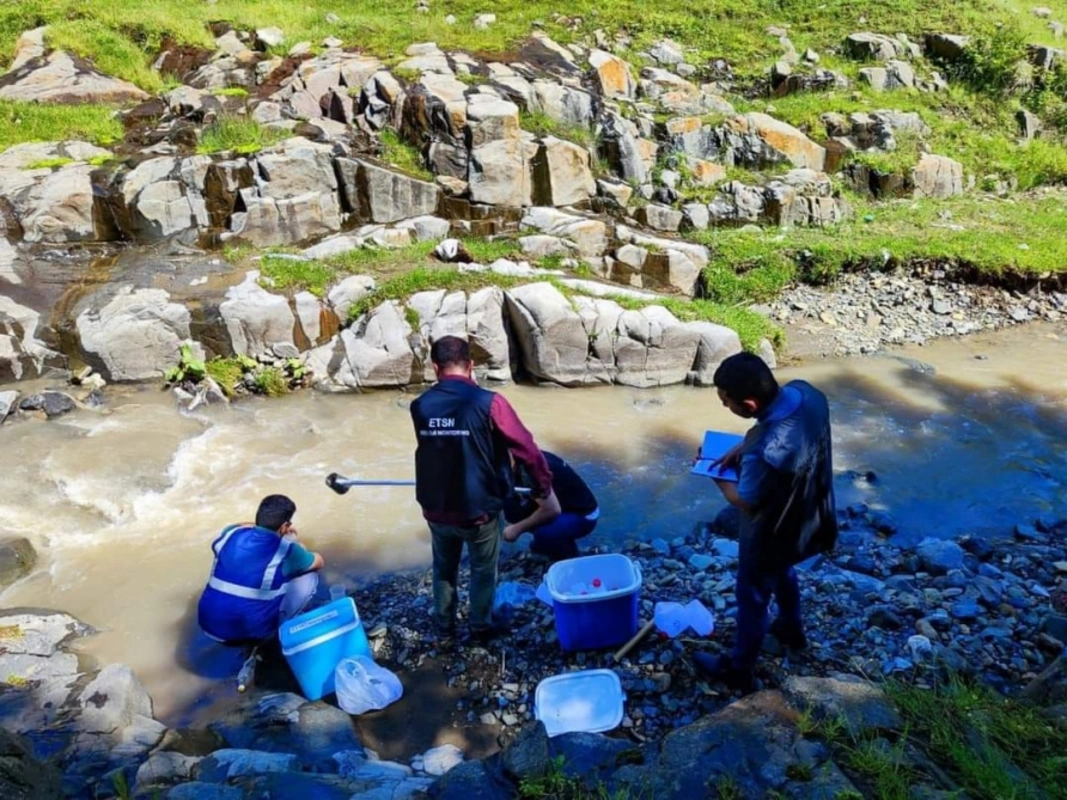 Söyüdlü kəndində kompleks ekoloji monitorinqlər davam edir - FOTO