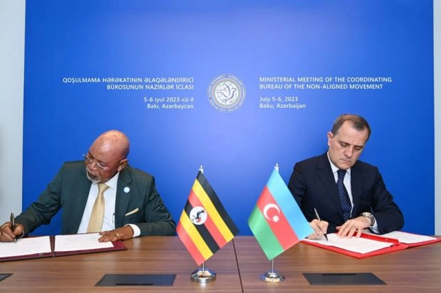 Подписан меморандум о взаимопонимании между МИД Азербайджана и Уганды