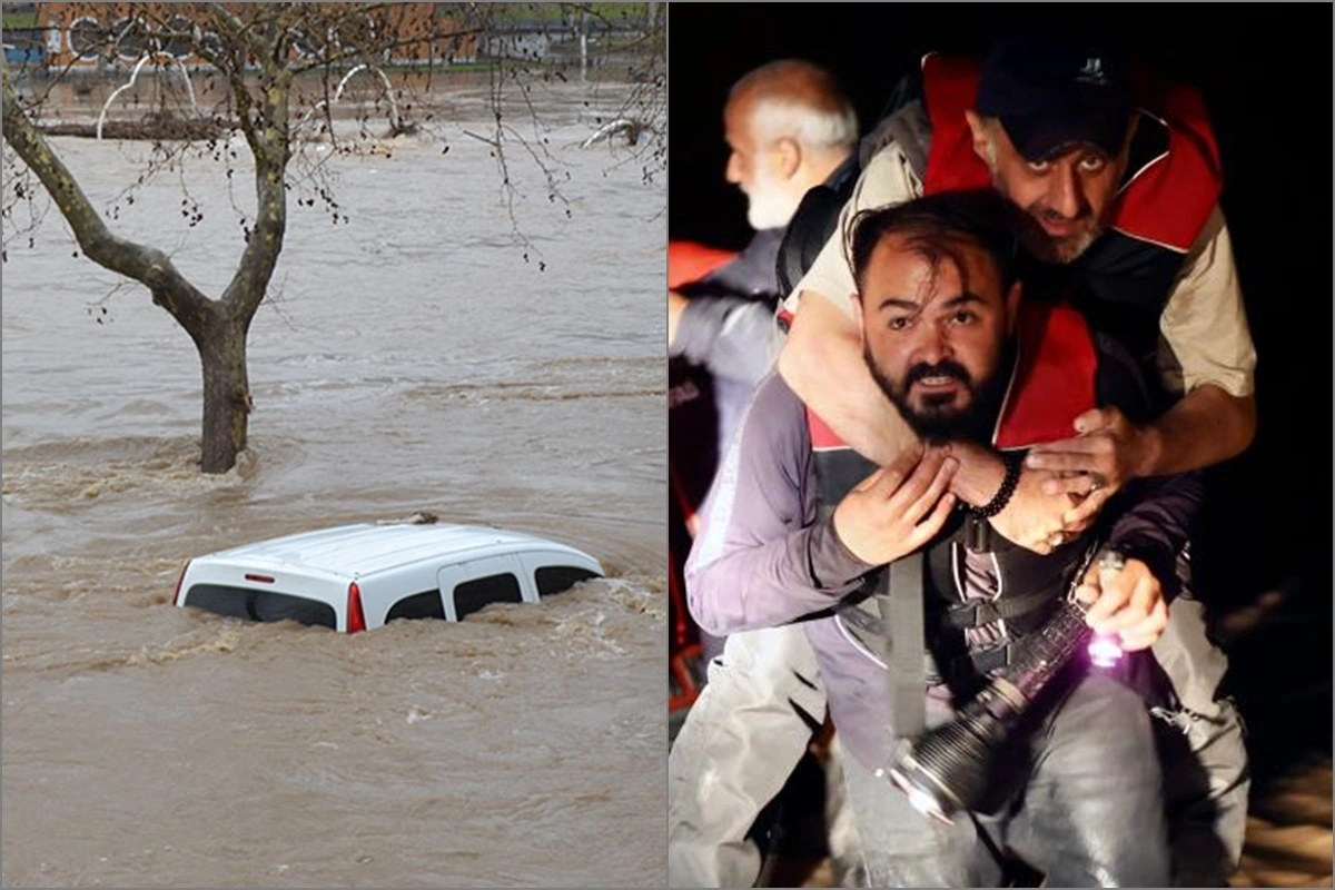 Türkiyədə təbii fəlakət: 13 vilayətdə “narıncı” kod xəbərdarlığı edildi - FOTO