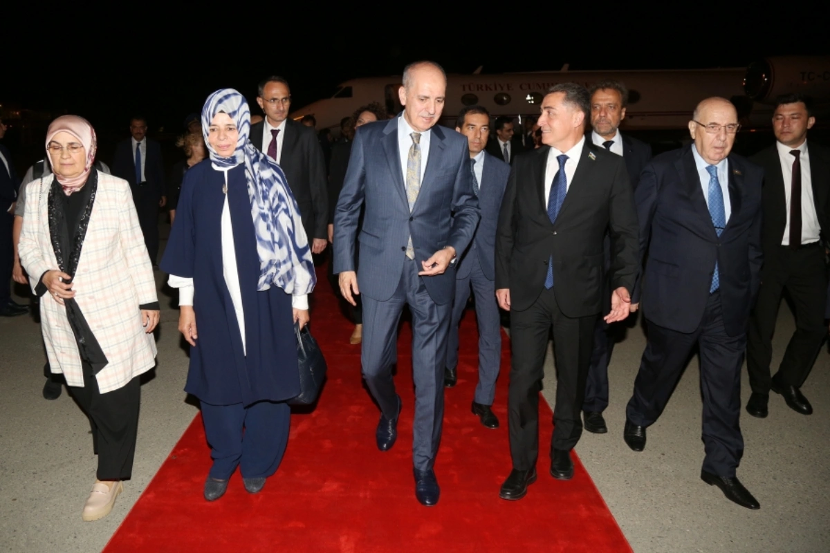 Председатель Великого национального собрания Турции прибыл с официальным визитом в Азербайджан