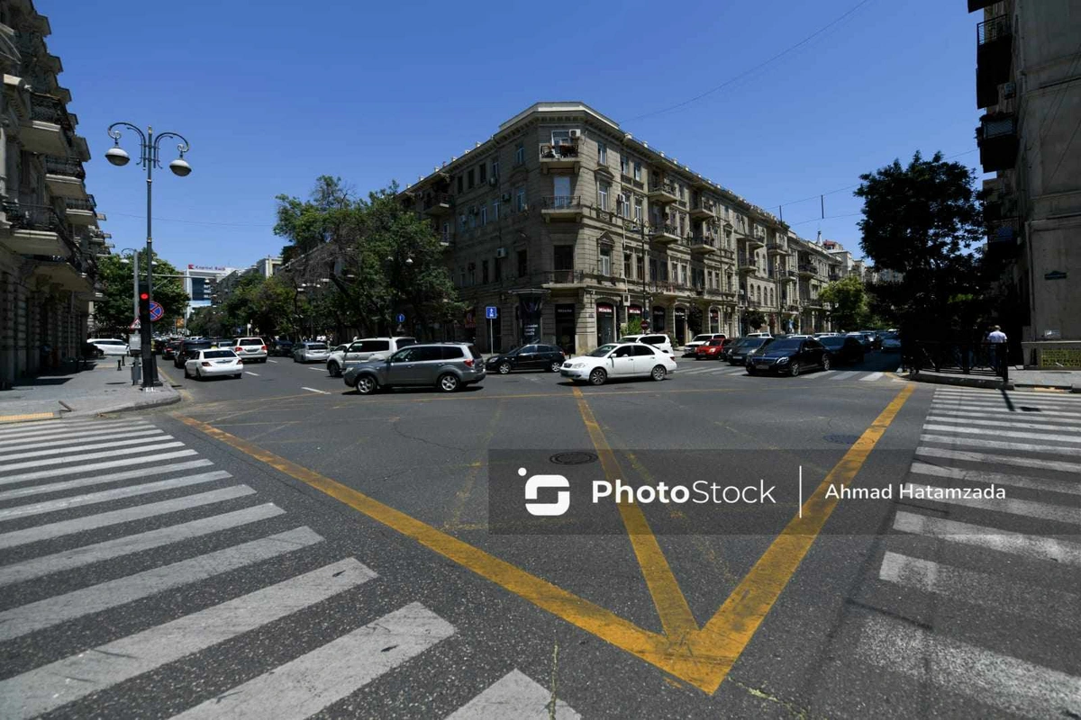 Bakının küçə və prospektlərində nişanlanma xətləri pozulub - AÇIQLAMA + FOTO