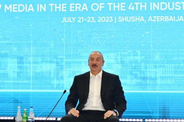 Президент Ильхам Алиев выступил на Глобальном медиафоруме в Шуше - ОБНОВЛЕНО + ФОТО/ВИДЕО