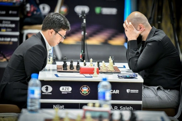 Кубок мира: азербайджанский шахматист сыграл вничью в первой партии четвертьфинала
