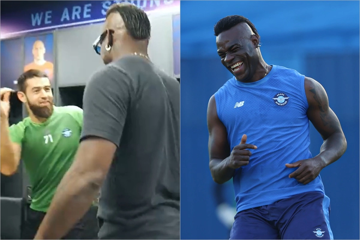 Balotelli Şahruddinlə komanda yoldaşı oldu - FOTO/VİDEO