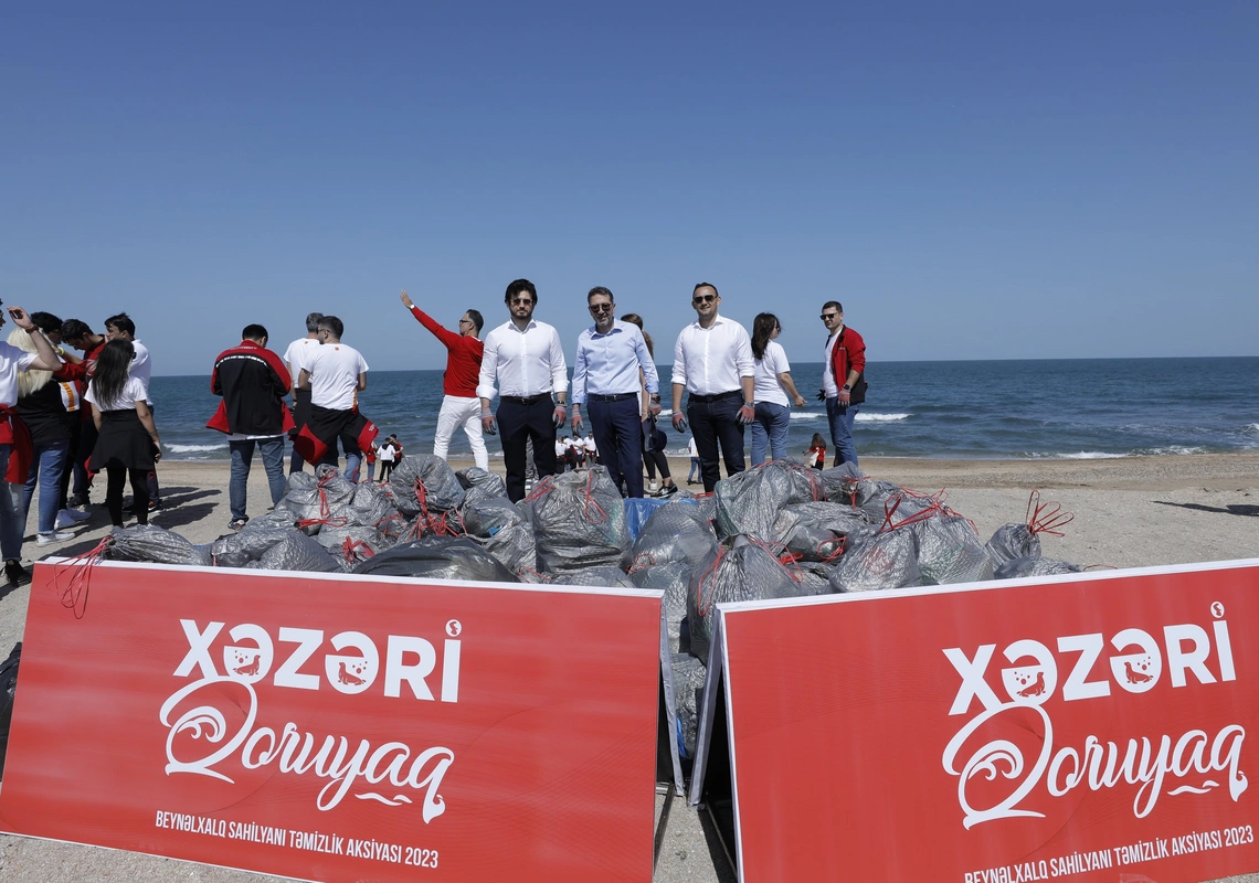 “Xəzəri Qoruyaq!” genişmiqyaslı təmizlik aksiyası başa çatıb  - FOTO