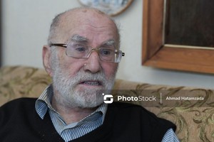 Bakının ilk baş rəssamı, 95 yaşlı Tofiq Ağababayev: “Emalatxanaya gedə bilmirəm” - FOTO