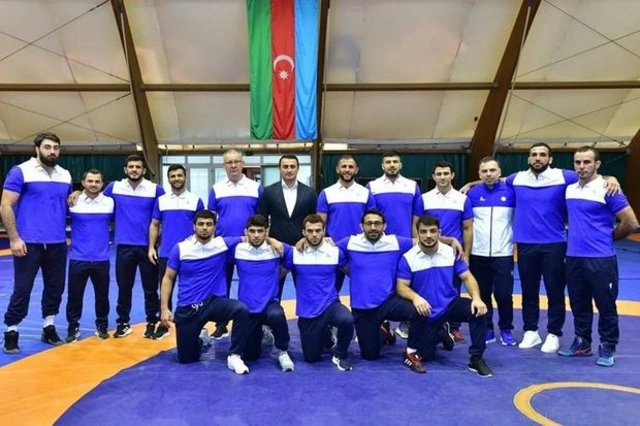 Сборная Азербайджана по греко-римской борьбе стала чемпионом мира в командном зачете
