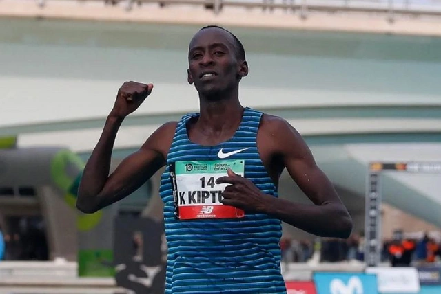 Keniyalı atlet marafon qaçışında dünya rekordu qırdı
