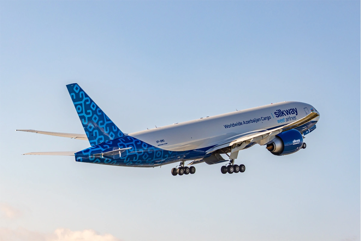 “Silk Way West Airlines" yeni “Boeing 777F" təyyarəsi ilə İstanbula ilk kommersiya uçuşunu həyata keçirdi