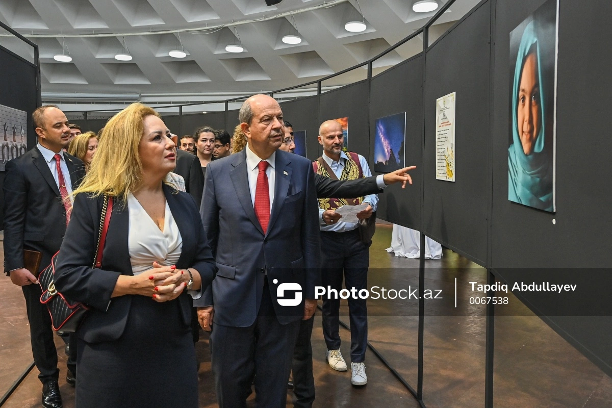 Bakıda Şimali Kipr ilə bağlı rəsm sərgisi açılıb - FOTO